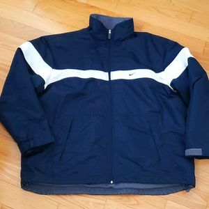 Vintage Nike Navy & White Windbreaker Size XXL